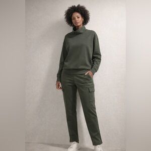 Kinesis Olive Green Soft Casual Cargo Pull On Pants